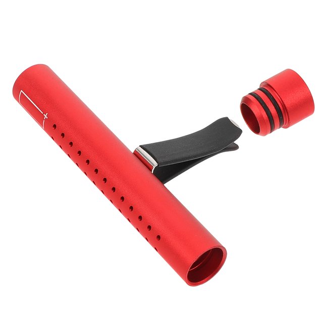 unbranded Aromatizador De Vehículo Car Vent Clip Rojo Fácil De Usar Con Elegante Y Aroma Persistente