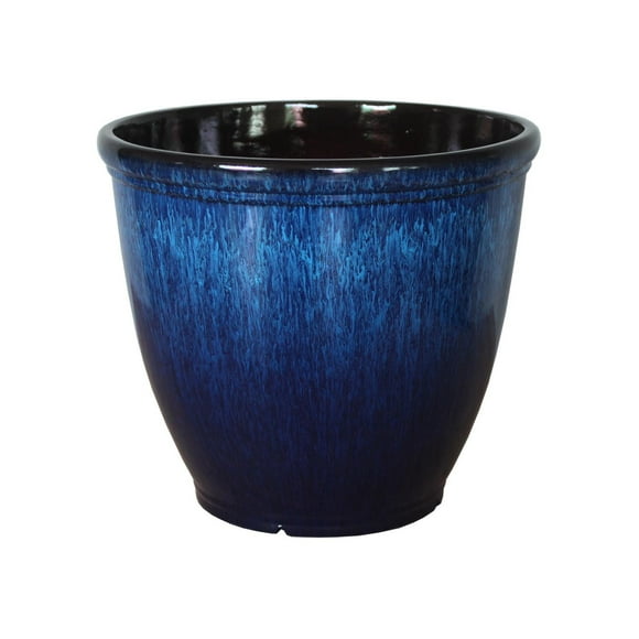 Hometrends/9 inch Gradient Planter/Blue, 9in x 9in x 7.95in
