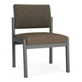 thumbnail image 1 of Fauteuil d'Appoint Sans Accoudoirs en Acier Lenox / Acier Charbon / Brun / Brun, 1 of 5
