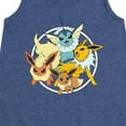 thumbnail image 3 of Pokémon  - Eevee Group - Youth Girls A-line Dress, 3 of 5