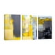 thumbnail image 1 of Cuadro Decorativo Canvas Revolution Set De 3 Cuadros 25x38 cm Minimalista Amarillo gris, 1 of 5