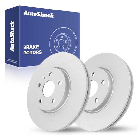 AutoShack Front Vented Coated Brake Rotors 2-PC Set Replacement for 2010-2017 Chevrolet Equinox 2010-2017 GMC Terrain 2013-2016 Chevrolet Malibu 2010-2016 Buick LaCrosse ArmorStop 12.64" (321 mm)