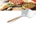 thumbnail image 1 of TIMIFIS Men Fashion Aluminum Pizza Peel with Wood Handle Kitchen Gadgets, 1 of 4