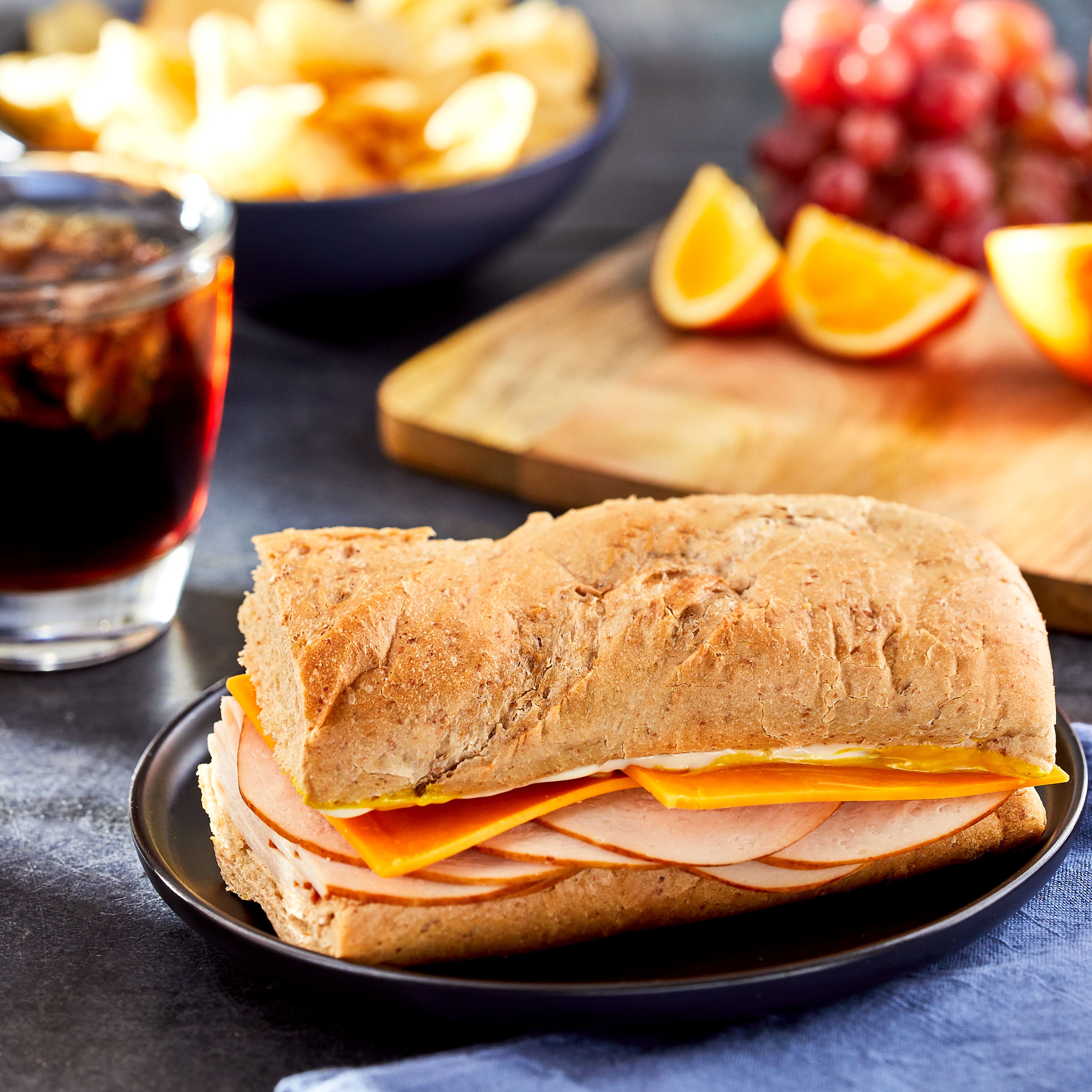 MKS TURKEY & CHS MAP SUB SANDWICH HALF 8.1OZ