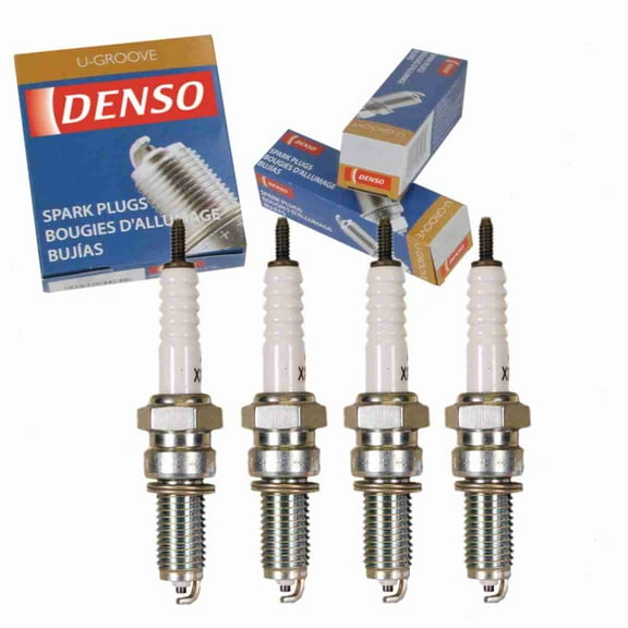 4 pc DENSO 4096 Standard U-Groove Spark Plugs for X24EPR-U9 Ignition Wire Secondary