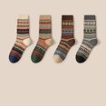 thumbnail image 2 of FAWUUDO Womens Crew Socks Retro Soft Cotton Cozy Slouchy Socks for Sneakers Boot, 2 of 3