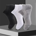thumbnail image 2 of 5pcs Men Socks Thickening Short Socks for Sports Running Football Basketball, 2 of 9