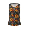 thumbnail image 2 of Rocae Sunflowers for Women's Workout Tank Top Lightweight Sleeveless Fit Tops- Moisture-Wicking, BreathableX-Large, 2 of 9