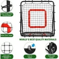 thumbnail image 4 of Ball Game Rebounder Net for Pitching Practice, Rebounder Net for Any Age Baseball/Softball Player, Easy to Assemble, High Stretch Net, Outdoor/Indoor Available, Free Throw Shooting, 4 of 7