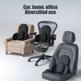 thumbnail image 6 of Adjustable Ergonomic Car Lumbar Support Pillow, Foam Back Cushion for Lower Back Pain Relief, Breathable Cover, Universal Fit for Cars, Trucks, and SUVs, 6 of 6