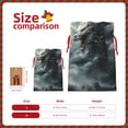 thumbnail image 3 of Naloa Cloud White Dragon Drawstring Christmas Bags, 3D Xmas Gift Bags, Christmas Wrapping Bags, Xmas Goodie Bags, Treat Pouch Bags, Party Favor Bags-Medium, 3 of 9