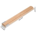 thumbnail image 2 of 2 Sets Wooden Drawer Slides with Metal Slide Glide Bracket, Wood Center Guide Track, 17-3/4" (45 CM), 2 of 6