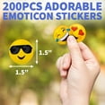 thumbnail image 2 of Playbees Emoticon Stickers - 2 Rolls - Kids' Party Favors, Game Prizes, Novelty Toys, Wall Decor, Scrapbooking, Girly Collections, Arts and Crafts, 2 of 9