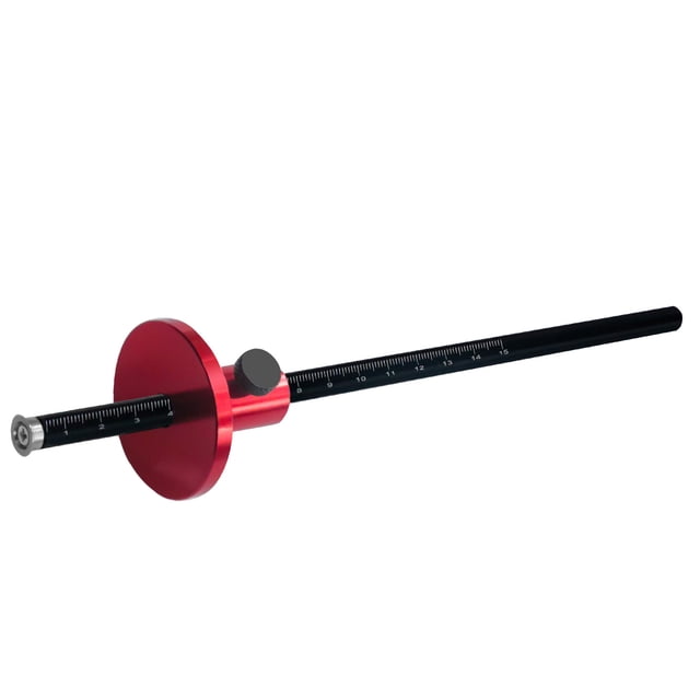Jauge de Marquage de Roue, Style Européen Bouton de Réglage Haute Résistance Échelles Métriques et Pouces pour Projets de Bricolage Réparation de Meubles