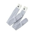 thumbnail image 3 of Dyfzdhu Womwn Coral Socks Over The Knee Thicken Warm Sleeping Towel Striped Socks, 3 of 3