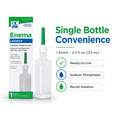 thumbnail image 4 of Quality Choice Enema, 4.5 oz, Saline Laxative 2 Pack, 4 of 6
