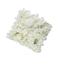 thumbnail image 1 of serony 38x38cm Artificial Flower Wall Panel Silk Rose for Wedding Decor White, 1 of 9