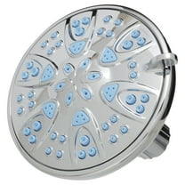 AquaDance Microban Antimicrobial/Anti-Clog High-Pressure 6-setting Shower Head, Chrome