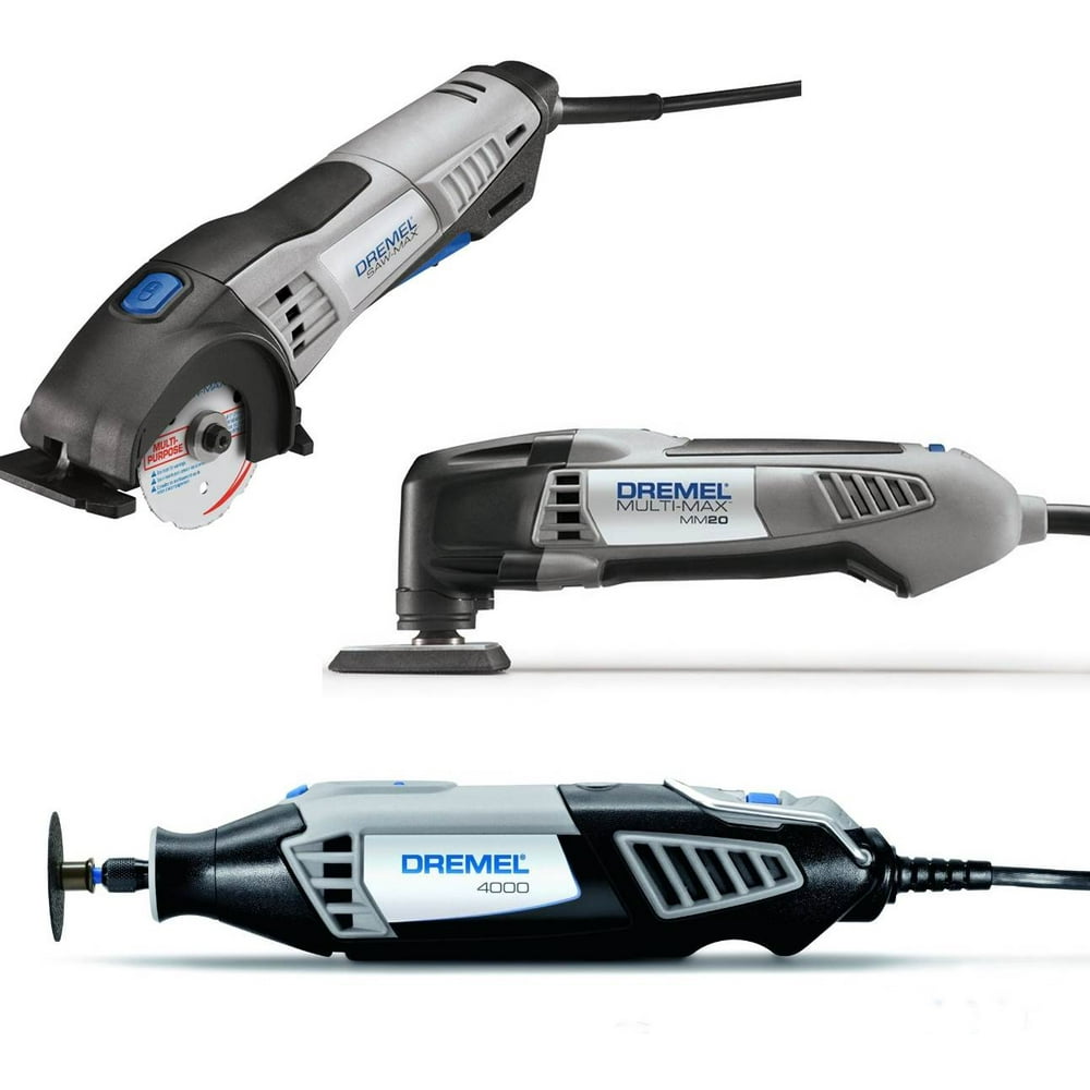 Dremel 4000 Rotary Tool Kit + SM20 SawMax + MM20