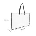 thumbnail image 3 of 2Pcs Art Portfolio Case Clear Large Poster Storage Bag Poster Storage Container Portfolio Folder Bag, 3 of 3