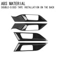 thumbnail image 4 of For Yaris 2023 Southeast Asia Version Lhd Car Inner Door Handle Bowl Panel Cover Trim Sticker Carbo, 4 of 5