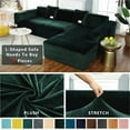 thumbnail image 3 of CHUNTIAN Velvet Fabric Sofa Covers For Living Room Plush Stretch Sofa Slipcover Thick Embossing Couch Cover Cold Protection Sofa Cover, 3 of 6