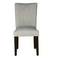 thumbnail image 2 of HomePop Parsons Dining Chair - Gray Linen, 2 of 12