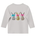 thumbnail image 4 of Avtoify Girls Long Sleeve Shirts Children's Fashion Heart Printed 3/4 Sleeve Round Neck Fashionable and Casual Tops/shirt, 4 of 5