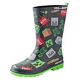 thumbnail image 3 of Minecraft Boys Icons Wellington Boots, 3 of 3