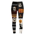 thumbnail image 7 of Halloween Leggings for Women Elastic High Waist Lifting Spooky Print Tights Pants Workout Yoga Pants, 7 of 7