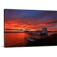 thumbnail image 1 of Great BIG Canvas | "A Float Plane Facing The Sunrise Over Teslin Lake, Yukon, Canada" Canvas Wall Art - 30x20, 1 of 2