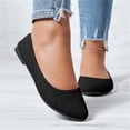 thumbnail image 4 of Flats Shoes Women Dressy Comfortable Fashion Women Casual Cusp Head Comfy Casual Shoes Solid Color Women's Ballet Flats Comfortable Dressy Shoes Work Flats Office Shoes Flats Shallow Shoes, 4 of 7