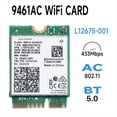 thumbnail image 2 of 4X para 9461NGW WiFi Card AC 9461 2.4G/5G Dual Band 802.11AC M2 Key e CNVI Bluetooth 5.0 Adaptador InaláMbrico, 2 of 5