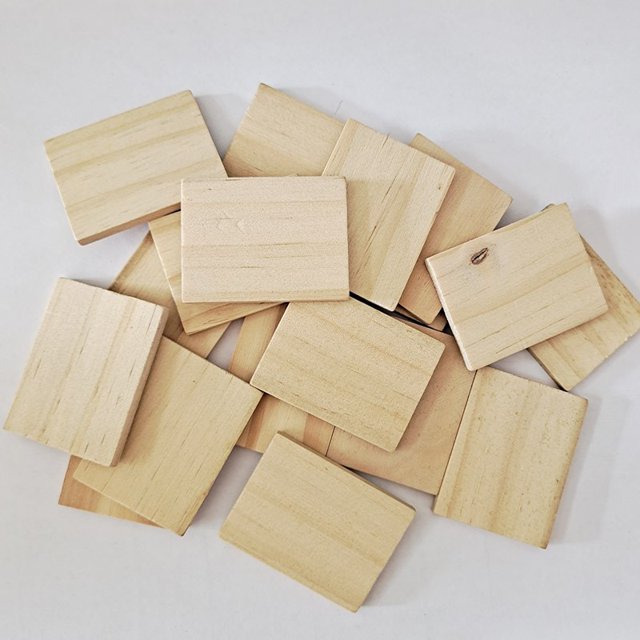 Placa de madera con logotipo de madera para el hogar, escuela, arte, manualidades, pintura, escritura, madera decorativa, rectángulo
