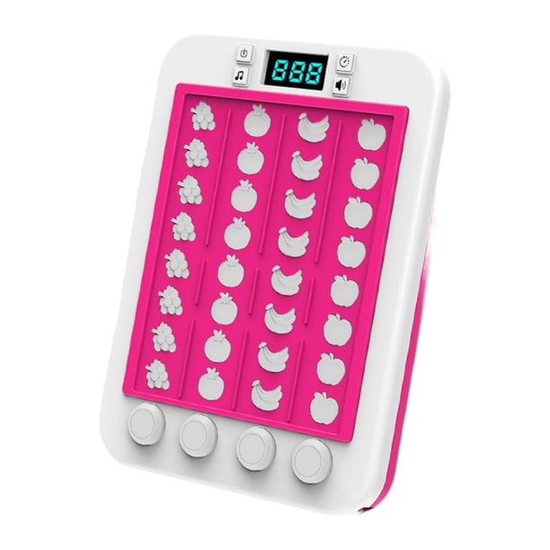 Juguete rítmico, juego de rompecabezas para niños, juego creativo de empuje rápido, juguetes inquietos, máquina de juego de baile para niños, rojo