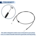 thumbnail image 4 of Cable de Liberación del Pestillo del Capó Unique Bargains para Hyundai Sonata 1999-2001 No.8119038000, 4 of 6