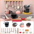 thumbnail image 1 of LEEYNEER Childrens Simulation Kitchen Utensils Set Mini Cooking Tableware Toys, 1 of 4