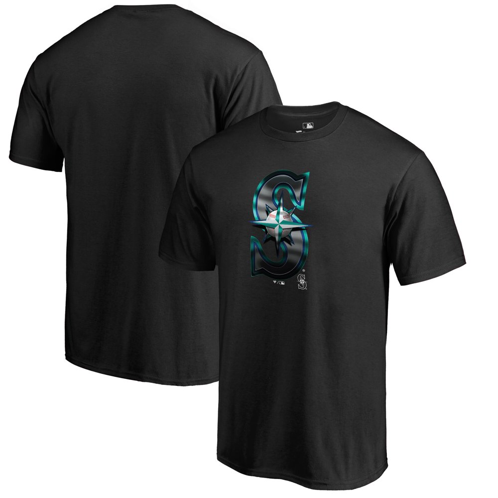 Seattle Mariners Fanatics Branded Midnight Mascot TShirt Black