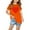 Orange, variant on Toddler Boys Girls Summer Cotton T-shirt Fashion Cute Printed Casual Short Sleeve Cotton Tops Shirts Toddler Clothes Black