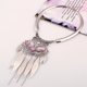 thumbnail image 5 of Qarigey Mujer hombre aleación borla collar moda collares colgante joyería regalos accesorio cumpleaños club nocturno Bar Ropa, zapatos y accesorios Miscelánea Rosado Qarigey AP014684-06, 5 of 6
