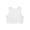 Shirts07-White, variant on Sgkm Toddler Girls Tops Sleeveless Sports Kids Dance Crop Tops with Simple Color Activewear White 6-7 Years