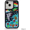 thumbnail image 2 of ZERO GRAVITY Fish Burger Phone Case for iPhone 14 & 14 Pro - Clear Phone Case with Embroidered Design, Shockproof Protective Clear Case with Raised Corners - Drop Tested, 360 Protection, 2 of 9