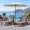Brown, variant on SERWALL Textilene Patio Chaise Lounge Chair, 5-Position Adjustable Outdoor Lounger with Rolling Wheels for Pool, Deck, Black