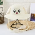 thumbnail image 2 of Generic Children's Sun Hats Summer Baby Air Bag Sunhat with Moving Ears Kids Rabbit Straw Hats Caps for Fashion Casual Four Seasons Caps(54,B), 2 of 3