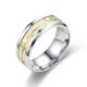 thumbnail image 1 of Fashion Love Heart Glow Rings ECG Luminous Titanium Steel Teenager Heartbeat Fluorescence Couple Rings for Boys Girls Gifts, 1 of 5