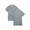 Grey Heather, variant on Wonder Nation Toddler Girls School Uniform Short Sleeve Interlock Polo Shirt, 2-Pack