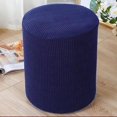 thumbnail image 1 of YHWW Ottoman Slipcover Square/Round Foot Stool Cover Stretch Jacquard Ottoman Cover Storage Footstool Cover Protector Non Slip with Elastic Bottom Washable Red/Grey/Brown/Beige, 1 of 7