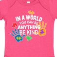 thumbnail image 4 of Inktastic In a World You Can Be Anything Be Kind Autism Awareness Boys or Girls Baby Bodysuit, 4 of 5