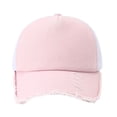 thumbnail image 2 of TOPTIE 5 Panel Baseball Cap Low Profile Vintage Washed Cotton Two Tone Sun Hat-Light Pink, 2 of 6