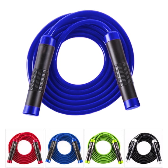 COMPUKAS Weighted Skipping Rope with Adjustable Weight and Ball Bearings
